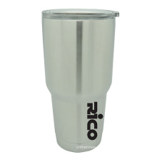 Viaje de acero inoxidable Auto vacío taza 30oz plata tan bueno como el Yeti